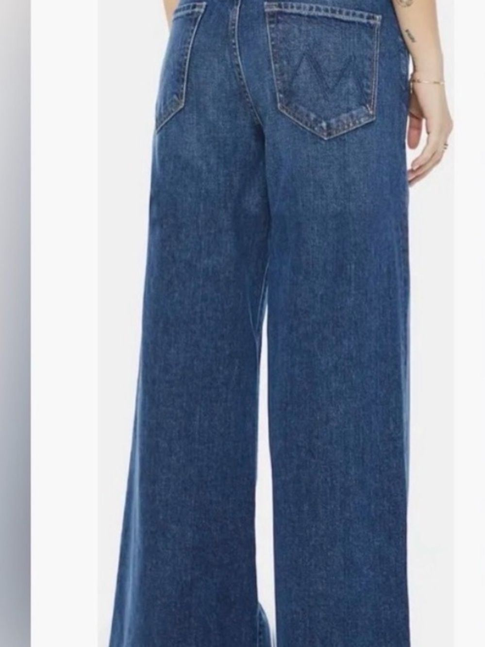 MOTHER Women's Lil Ditcher Roller Sneak Jeans 27